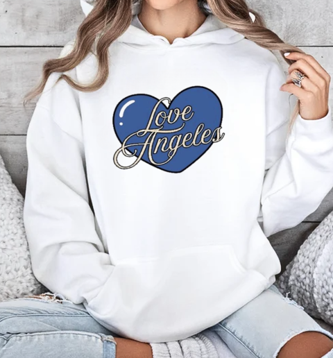 Love Angeles Heart T-Shirt Unisex Hoodie