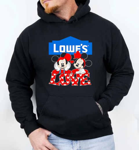 Lowe's Mickey Love T-Shirt Unisex Hoodie