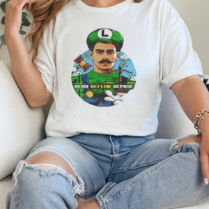 Luigi Mangione Super Mario Bros Deny Defend Depose T-Shirt Classic Women's T-shirt