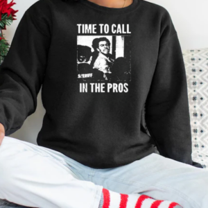 Luigi Mangione Time To Call In The Pros Sheriff T-Shirt Unisex Sweatshirt
