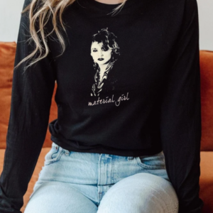 Madonna Material Girl T-Shirt Long Sleeved T-shirt 