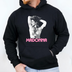 Madonna Pink Text T-Shirt Unisex Hoodie
