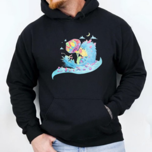 Manic Focus Meow Wolf Swirl T-Shirt Unisex Hoodie