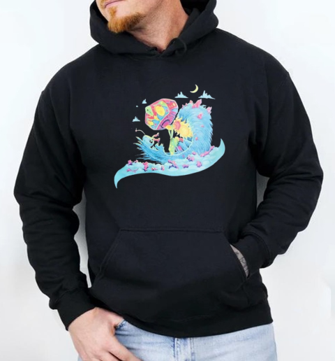 Manic Focus Meow Wolf Swirl T-Shirt Unisex Hoodie