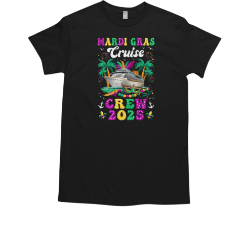 Mardi Gras Cruise Crew 2025 Trip New Orleans Family Matching T-Shirt