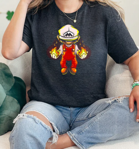 Mario Hand Fire T-Shirt Classic Women's T-shirt