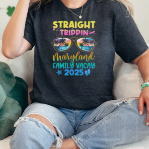 Maryland Family Vacay Vacation 2025 Straight Trippin T-Shirt Classic Women's T-shirt