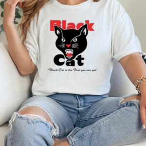 Matthew Livelsberger Wearing Black Cat T-Shirt Classic Women's T-shirt