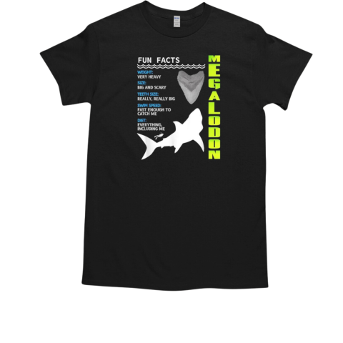 Megalodon Fun Facts T-Shirt