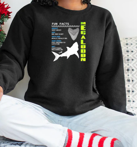 Megalodon Fun Facts T-Shirt Unisex Sweatshirt