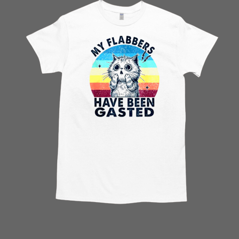 My Flabbers Have Been Gasted Distressed Retro T-Shirt