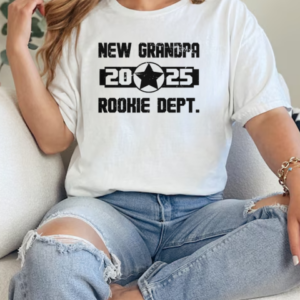 New Grandpa Rookie Dept 2025 T-Shirt Classic Women's T-shirt