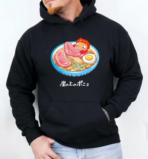 Noodle Swim Ponyo T-Shirt Unisex Hoodie