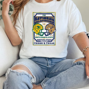 North Dakota State Vs Montana State Frisco TX 1 6 2025 Helmet T-Shirt Classic Women's T-shirt