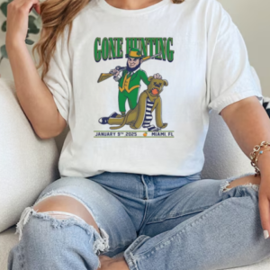 Notre Dame Gone Hunting Penn State January 9th 2025 Miami Fl Mascot T-Shirt Classic Women's T-shirt