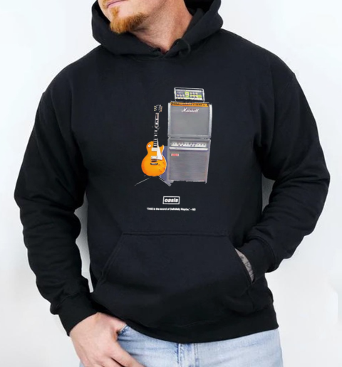 Oasis Definitely Maybe Noel's Guitar T-Shirt Unisex Hoodie