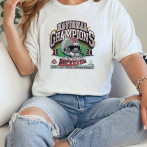 Ohio State Buckeyes CFP National Champions 2024 College Football Playoff Jan 20 2025 Atlanta Georgia Helmet T-Shirt Classic Women's T-shirt