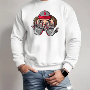 Ohio State Buckeyes National Champions College Football Playoff NCAA 9 Rings Mascot T-Shirt Unisex Sweatshirt