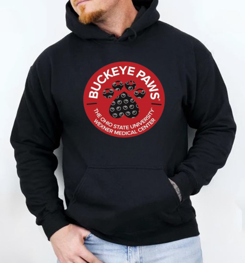 Ohio State Buckeyes Paws The Ohio State University Wexner Medical Center T-Shirt Unisex Hoodie