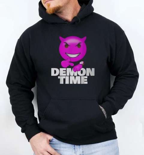 On Demon Time Meme Emote T-Shirt Unisex Hoodie