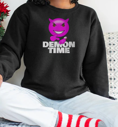 On Demon Time Meme Emote T-Shirt Unisex Sweatshirt