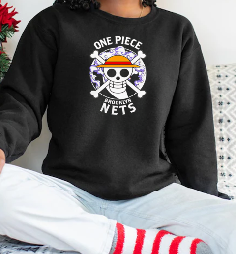 One Piece x Brooklyn Nets T-Shirt Unisex Sweatshirt