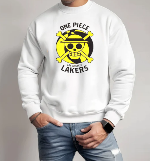 Original Los Angeles Lakers x One Piece Logo For One Piece Special Night On February 28th 2025 Classic T-Shirt Unisex Sweatshirt