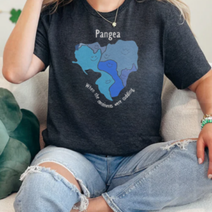 Pangea Continents Cuddling T-Shirt Classic Women's T-shirt