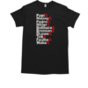 Papi Manny Pedro Millar Bellhorn Bronson Flower Tek Foulke Wake T-Shirt Classic Men's T-shirt