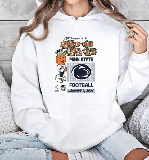 Penn State Nittany Lions Football 2025 CFP Semifinal At The Capital One Orange Bowl Bound Jan 9  Unisex Hoodie