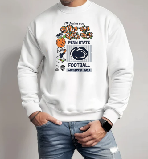 Penn State Nittany Lions Football 2025 CFP Semifinal At The Capital One Orange Bowl Bound Jan 9  Unisex Sweatshirt