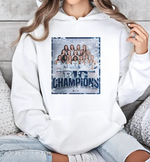 Penn State Women's Volleyball Has Been Winner The Big 10 Volleyball Champions NCAA T-Shirt Unisex Hoodie