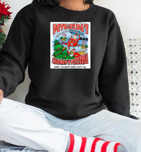 Pete And Elda's Whole Pie Eater's Club Carmen's Pizzeria HWY 35 Neptune City NJ T-Shirt Unisex Sweatshirt