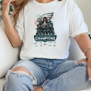 Philadelphia Eagles 2024 NFC East Division Champs White Version  Classic Women's T-shirt