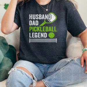 Pickleball Art For Husband Dad Pickle Ball Pickleball Lover T-Shirt Classic Women's T-shirt