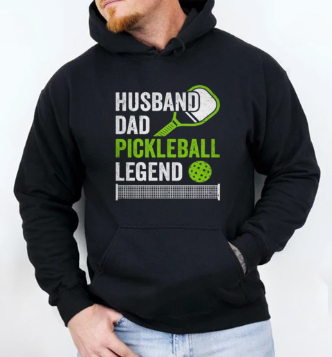 Pickleball Art For Husband Dad Pickle Ball Pickleball Lover T-Shirt Unisex Hoodie