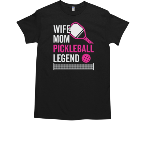 Pickleball Art For Wife Mom Pickle Ball Pickleball Lover T-Shirt