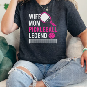 Pickleball Art For Wife Mom Pickle Ball Pickleball Lover T-Shirt Classic Women's T-shirt