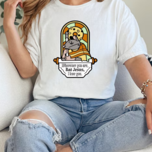 Pin Of The Month January '25 Wherever You Are Rat Jesus I Love You T-Shirt Classic Women's T-shirt