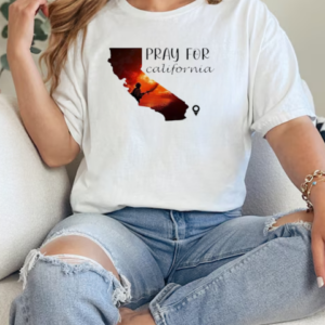 Pray For California Printed T-Shirt Classic Women's T-shirt