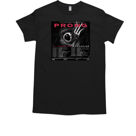 Prong 31 Years Of Cleansing Tour 2025 T-Shirt