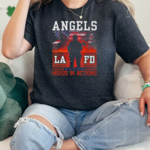 Proud La Firefighters Lafd Los Angeles Firefighters Hero Usa T-Shirt Classic Women's T-shirt