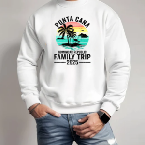 Punta Cana 2025 Dominican Republic Vacation Vintage T-Shirt Unisex Sweatshirt