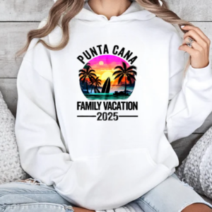 Punta Cana 2025 Family Vacation Matching Dominican Republic T-Shirt Unisex Hoodie