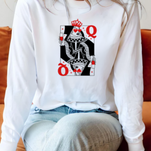 Queen of Hearts T-Shirt Long Sleeved T-shirt 