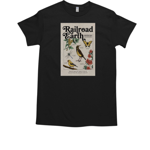 Railroad Earth Winter Tour Jan 2025 T-Shirt