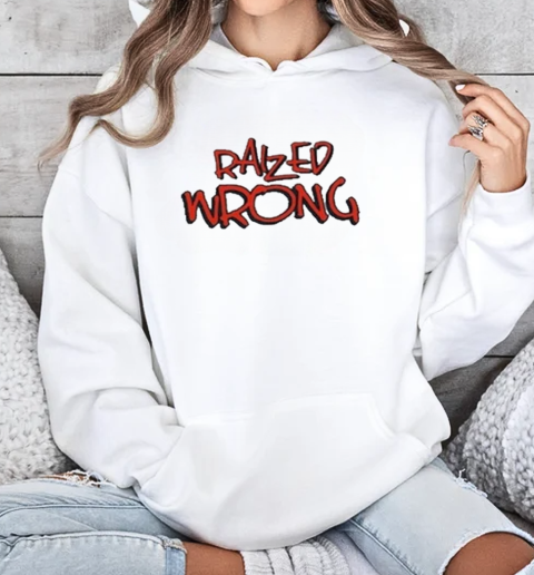 Raized Wrong Logo T-Shirt Unisex Hoodie