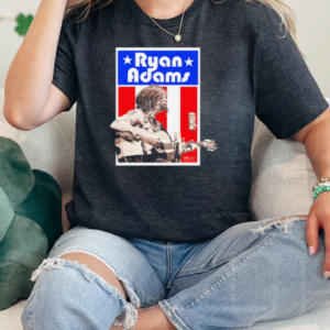 Ryan Adams Guitar American Flag T-Shirt Classic Women's T-shirt