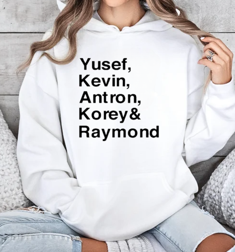 Santanaraymond Wearing Yusef Kevin Antron Korey T-Shirt Unisex Hoodie