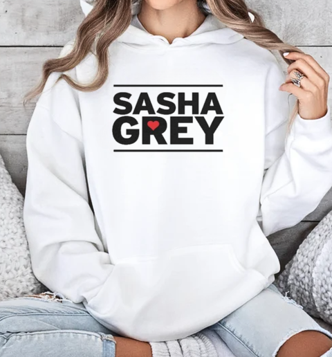 Sasha Grey Heart T-Shirt Unisex Hoodie